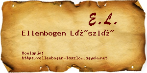 Ellenbogen László névjegykártya